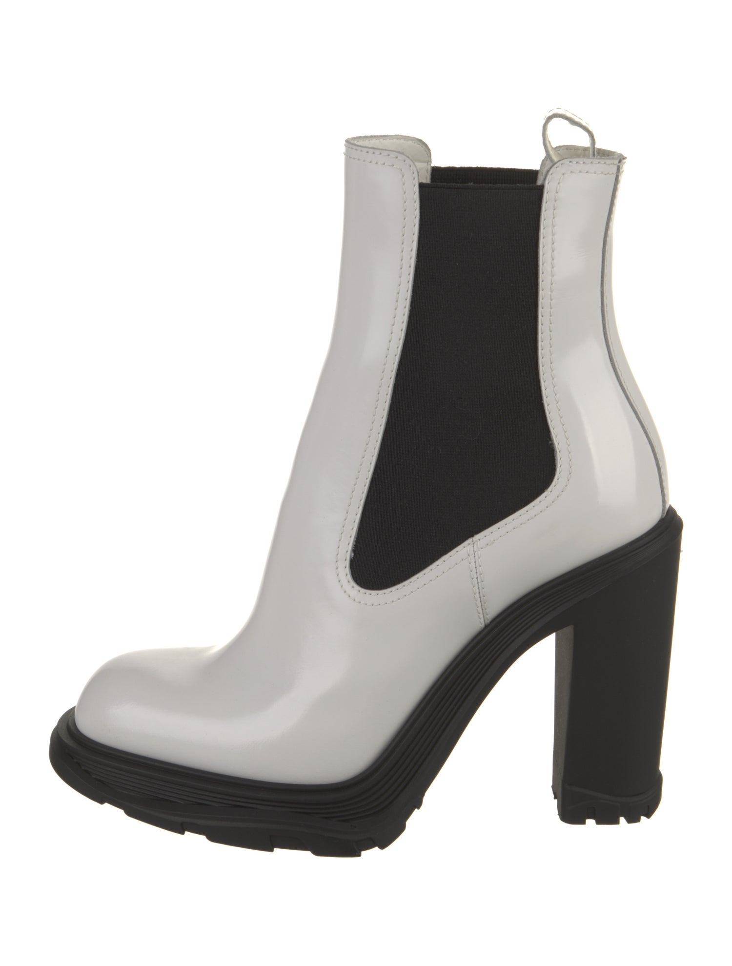 Alexander McQueen Leather Chelsea Boots