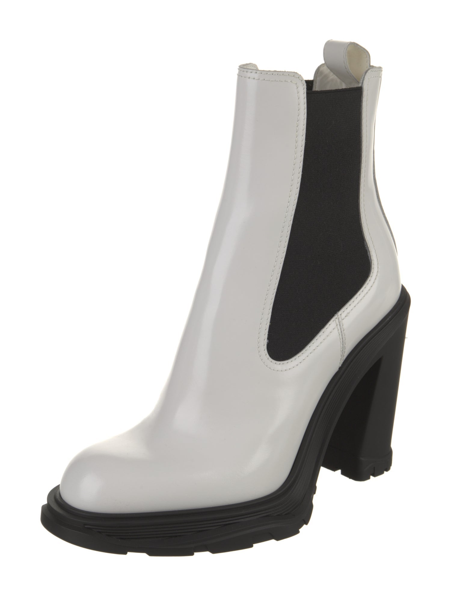 Alexander McQueen Leather Chelsea Boots