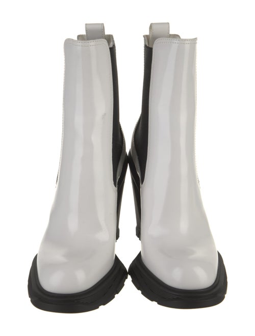 Alexander McQueen Leather Chelsea Boots