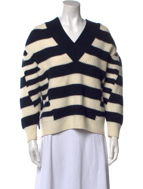 Alexander McQueen Virgin Wool Striped Sweater
