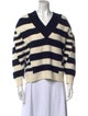 Alexander McQueen Virgin Wool Striped Sweater