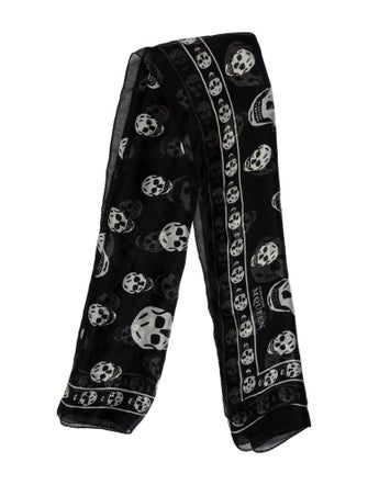 Alexander McQueen Silk Skull Scarf