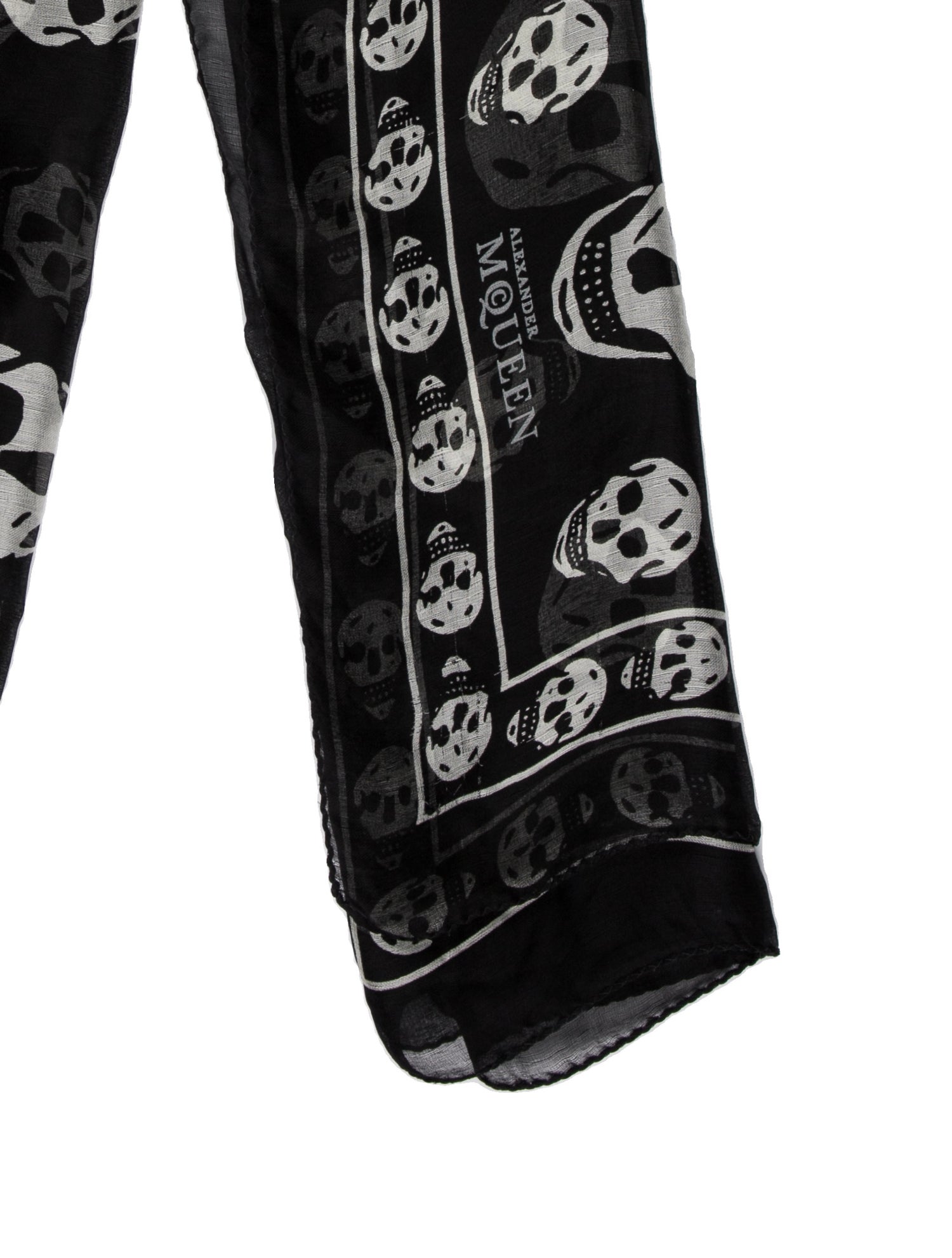 Alexander McQueen Silk Skull Scarf