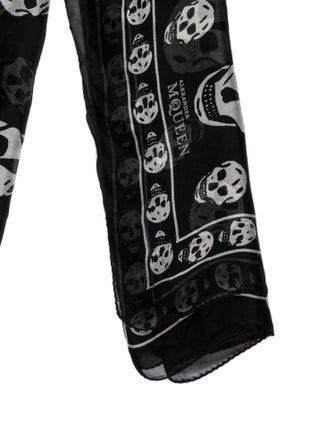 Alexander McQueen Silk Skull Scarf