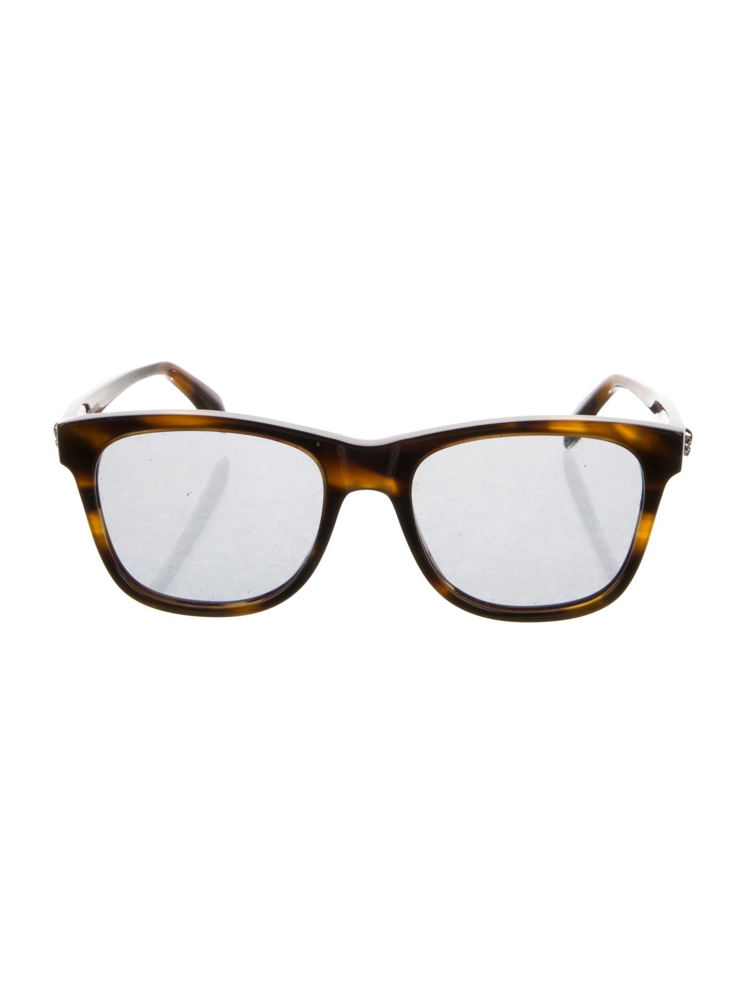 Alexander McQueen Wayfarer Mirrored Sunglasses