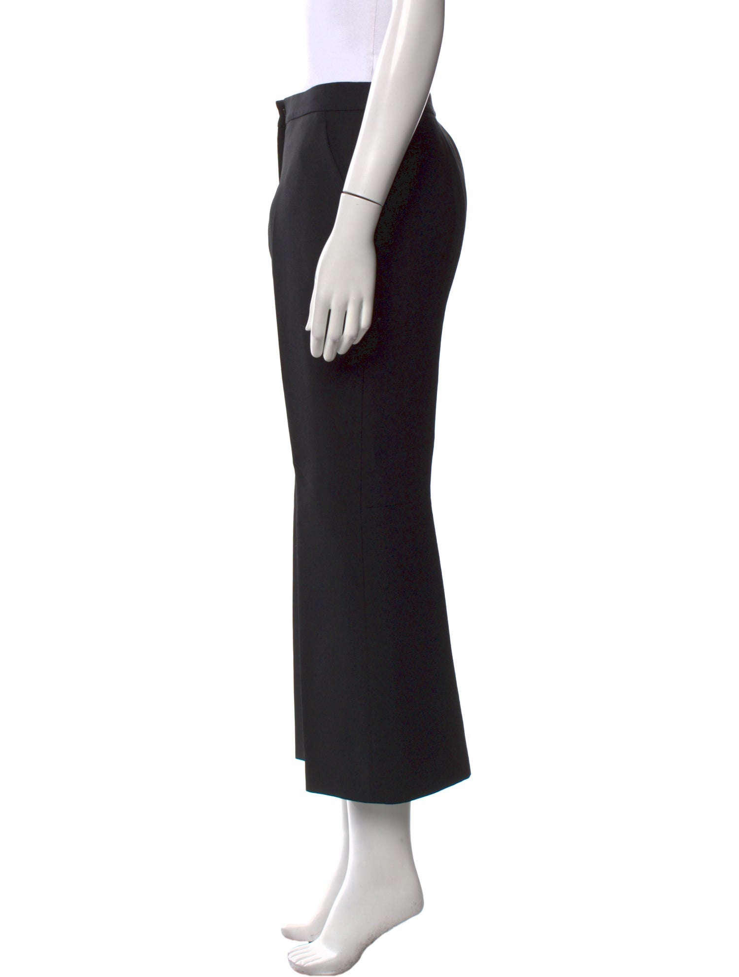 Alexander McQueen Wool Wide Leg Pants