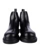 Alexander McQueen Leather Colorblock Pattern Chelsea Boots