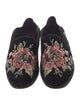 Alexander McQueen Velvet Floral Print Loafers