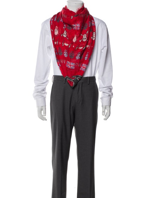 Alexander McQueen Silk Printed Scarf