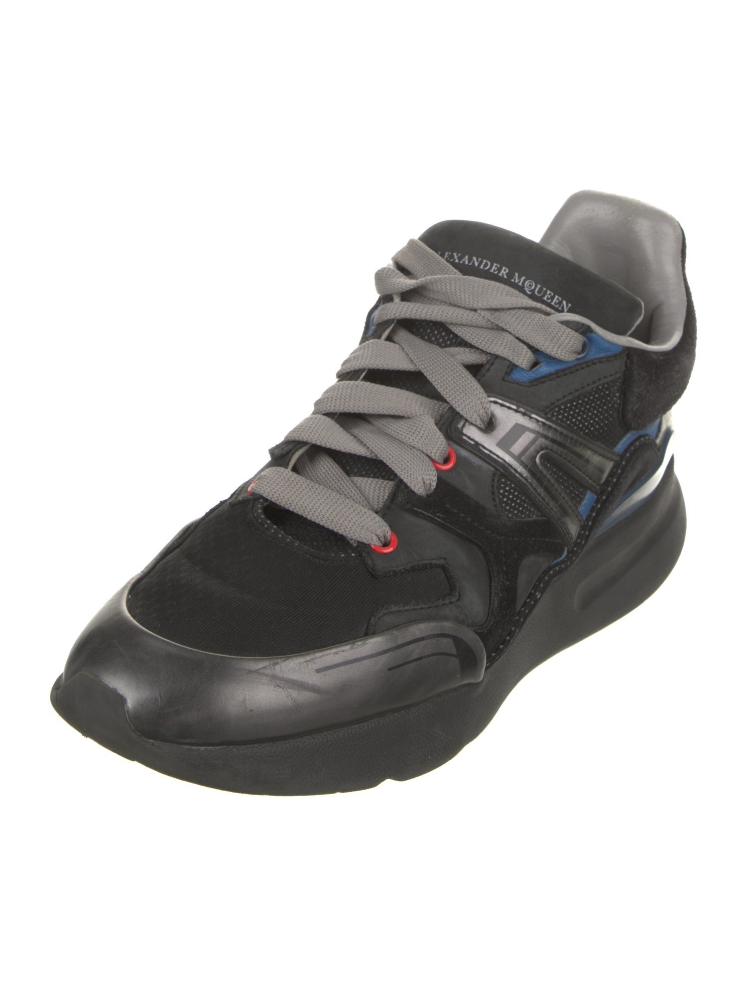 Alexander McQueen Suede Printed Sneakers