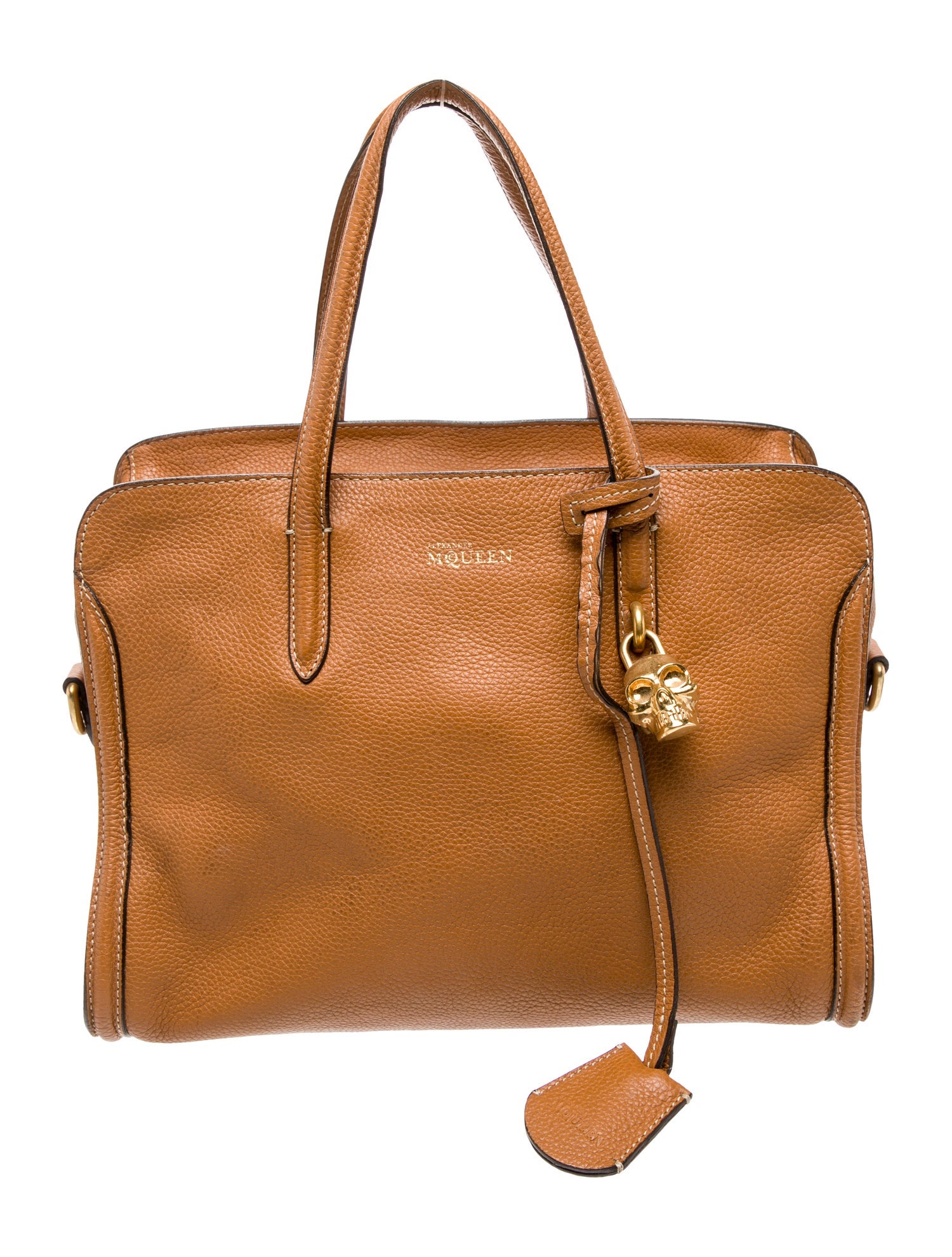 Alexander McQueen Leather Top Handle Bag