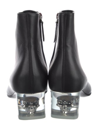 Alexander McQueen Skull Leather Boots