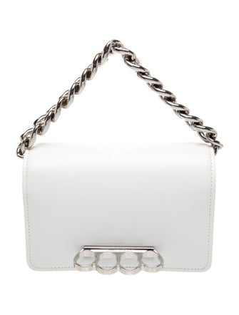 Alexander McQueen Leather Knuckle Ring Bag
