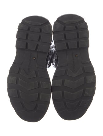 Alexander McQueen Leather Combat Boots