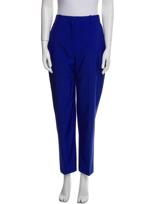 Alexander McQueen Wool Straight Leg Pants