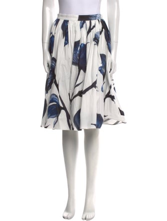 Alexander McQueen Printed Knee-Length Skirt