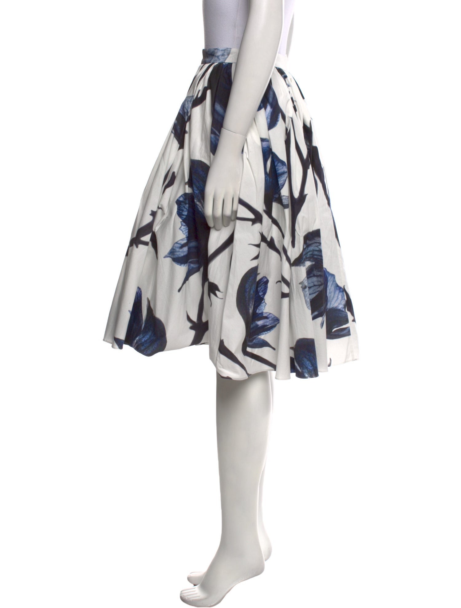 Alexander McQueen Printed Knee-Length Skirt