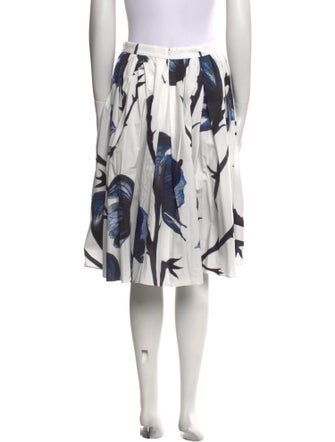 Alexander McQueen Printed Knee-Length Skirt