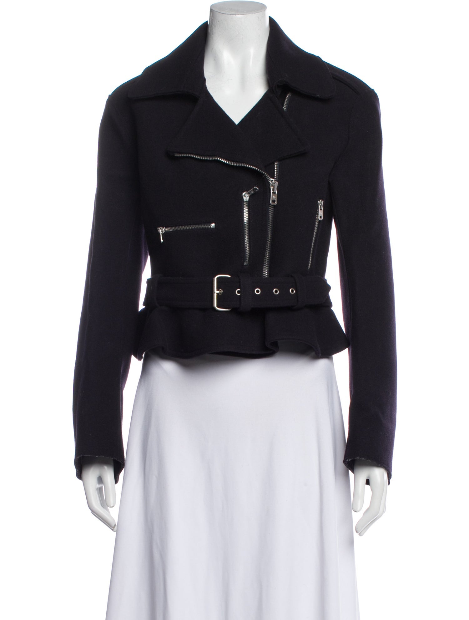 McQ Alexander McQueen Wool Biker Jacket