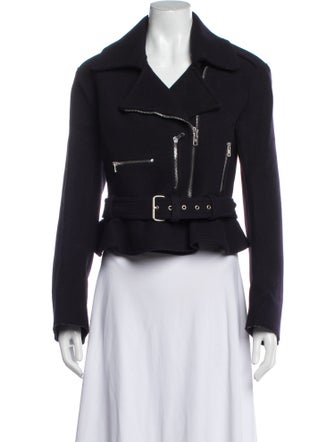 McQ Alexander McQueen Wool Biker Jacket