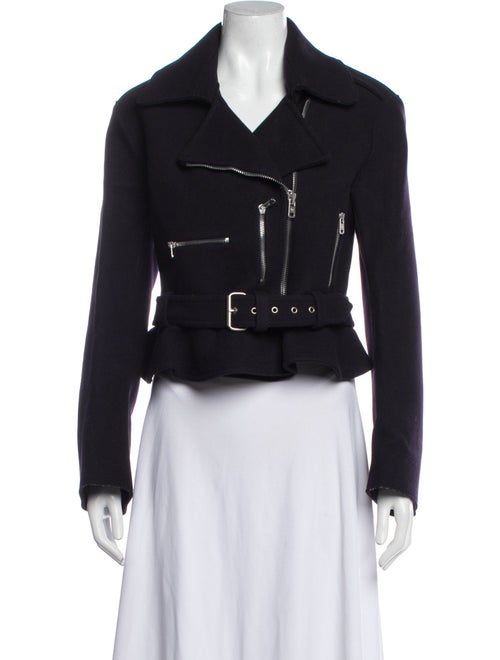 McQ Alexander McQueen Wool Biker Jacket