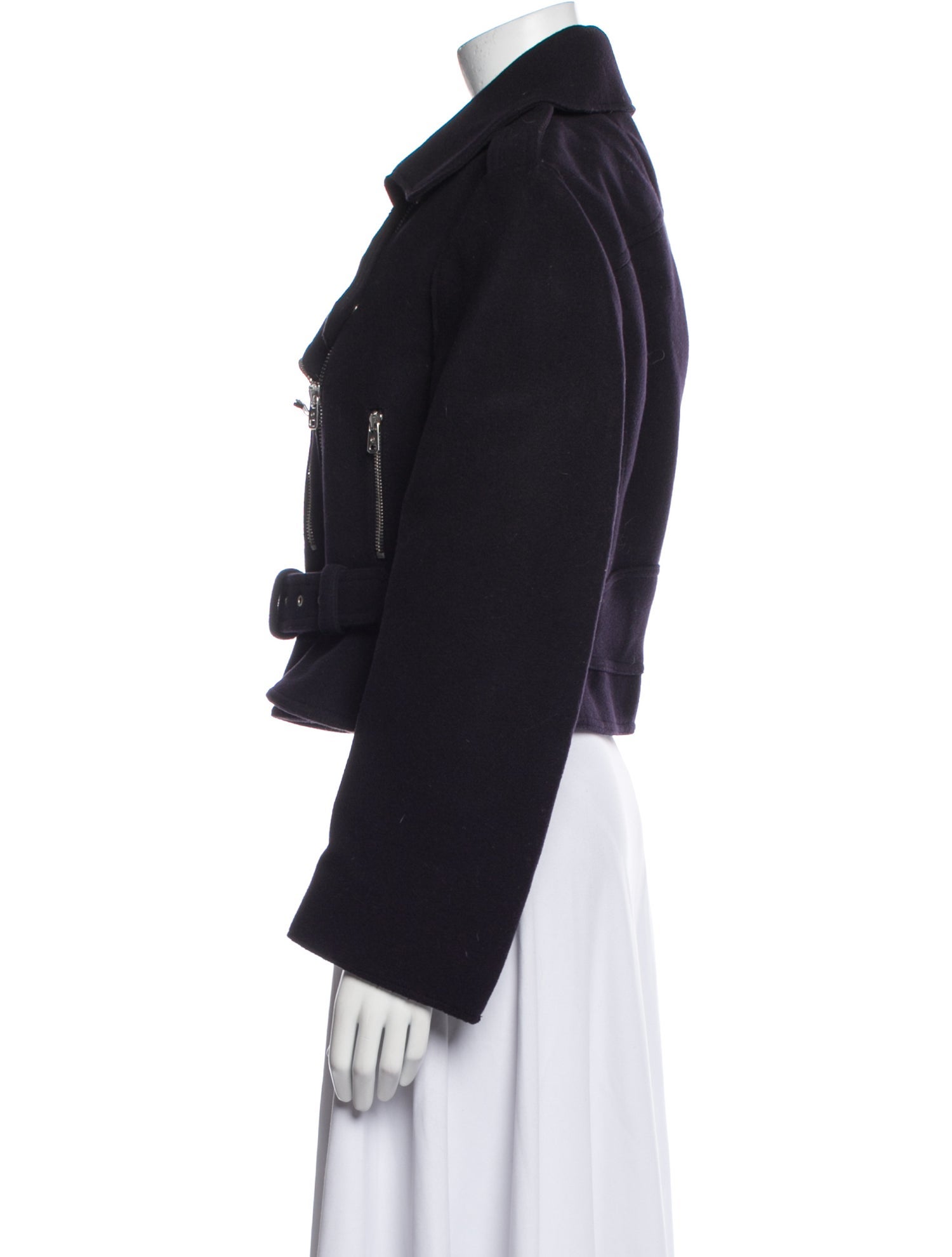 McQ Alexander McQueen Wool Biker Jacket