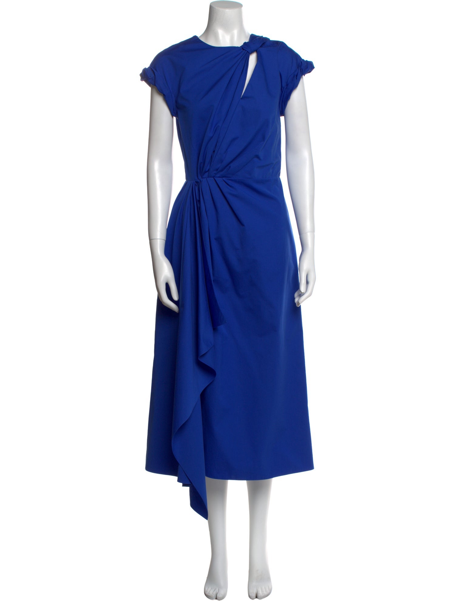 Alexander McQueen Crew Neck Long Dress