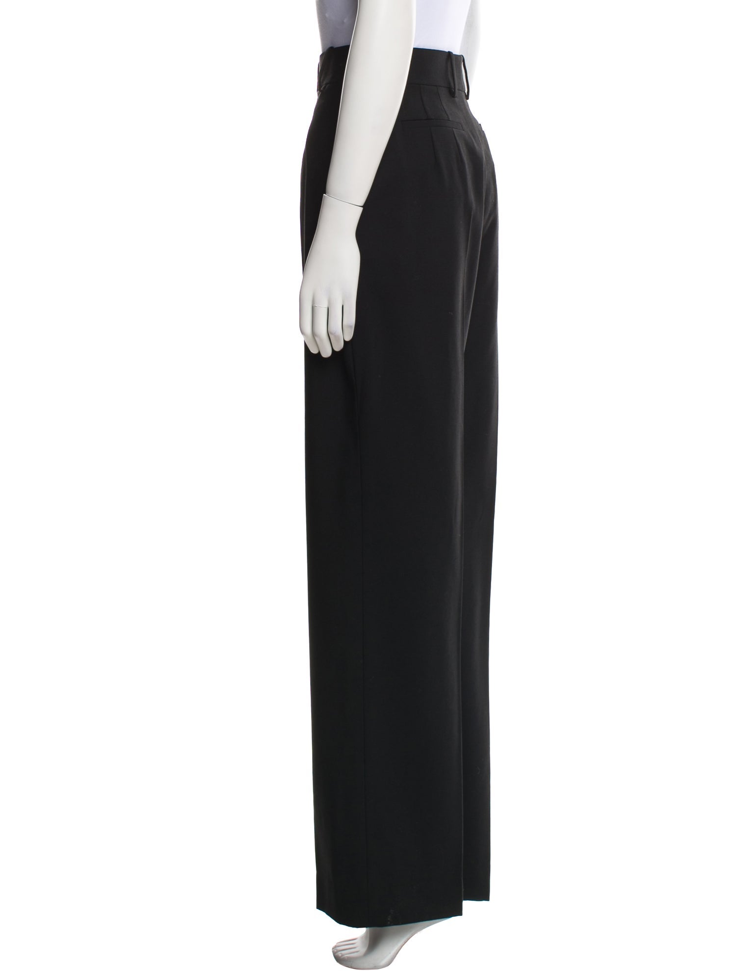 Alexander McQueen Wool Wide Leg Pants