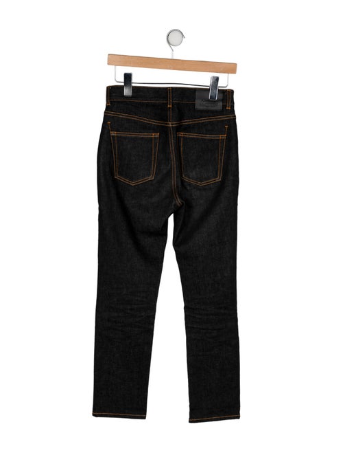 Alexander McQueen High-Rise Straight Leg Jeans