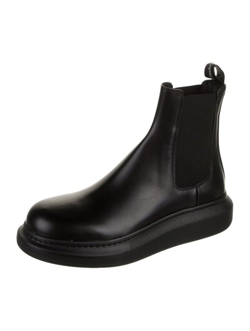 Alexander McQueen Leather Chelsea Boots