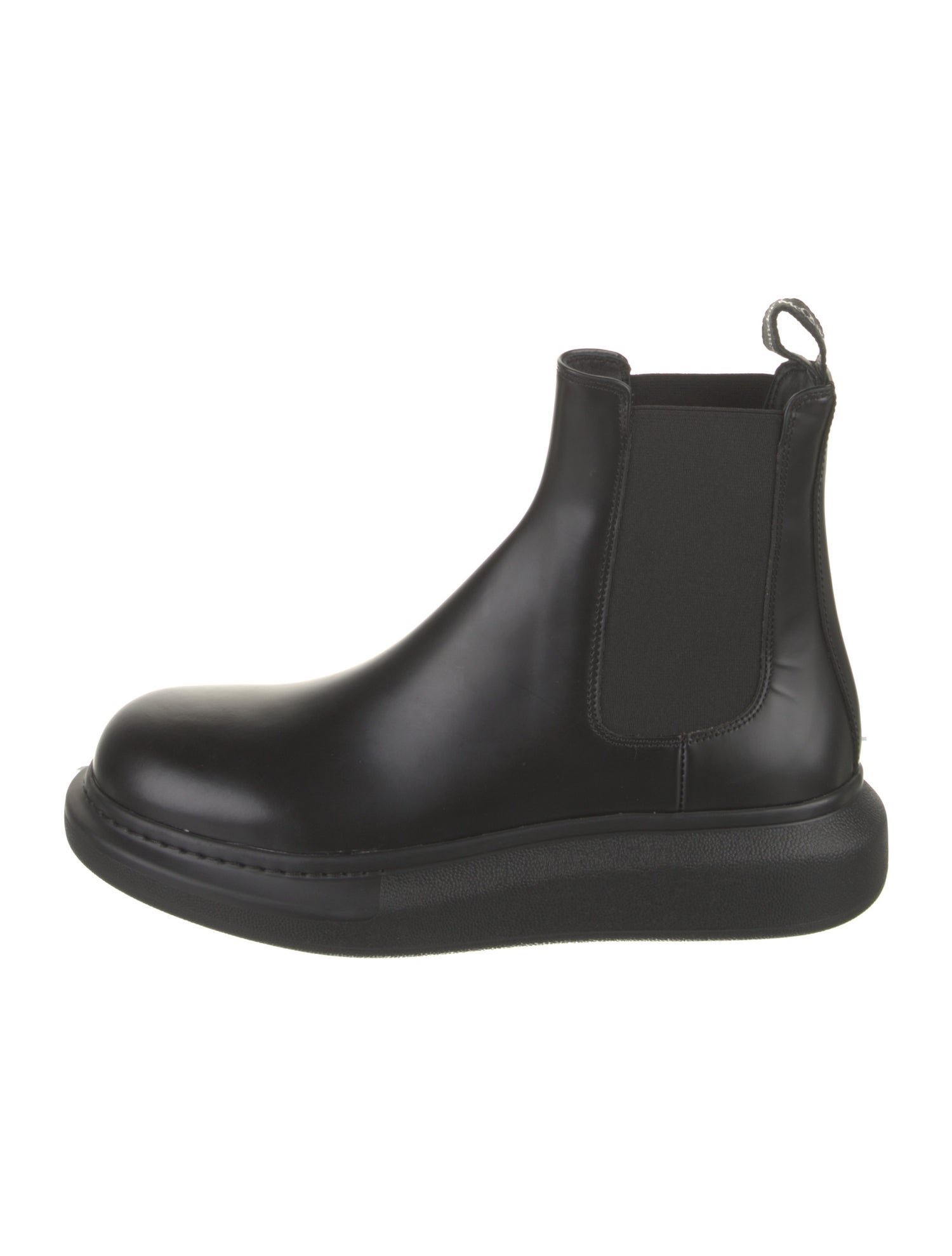 Alexander McQueen Leather Chelsea Boots