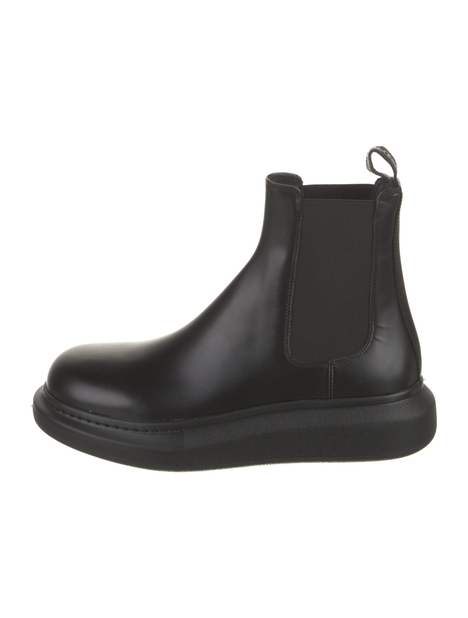 Alexander McQueen Leather Chelsea Boots