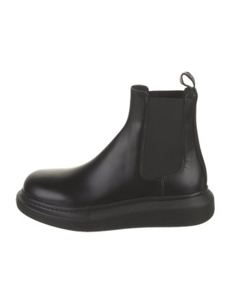 Alexander McQueen Leather Chelsea Boots