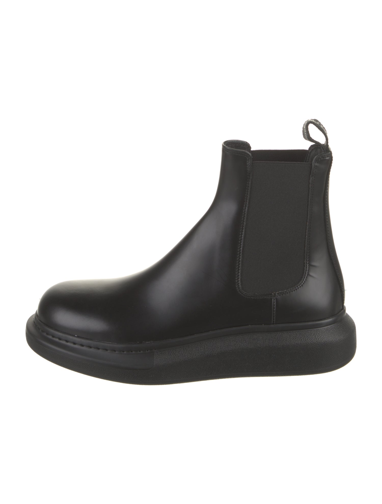 Alexander McQueen Leather Chelsea Boots