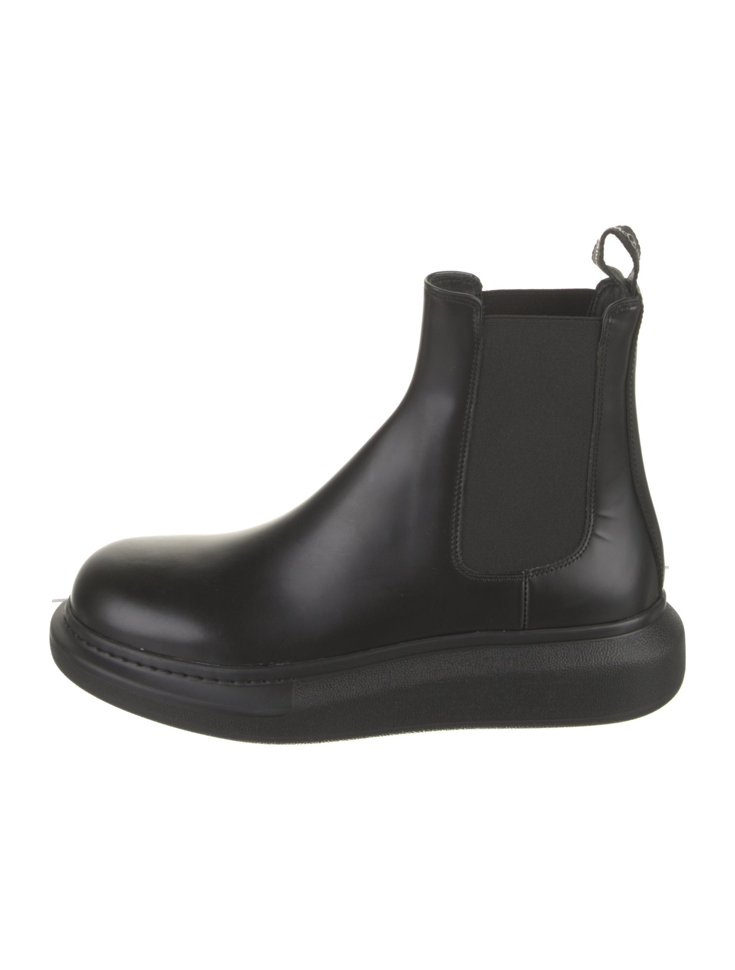 Alexander McQueen Leather Chelsea Boots