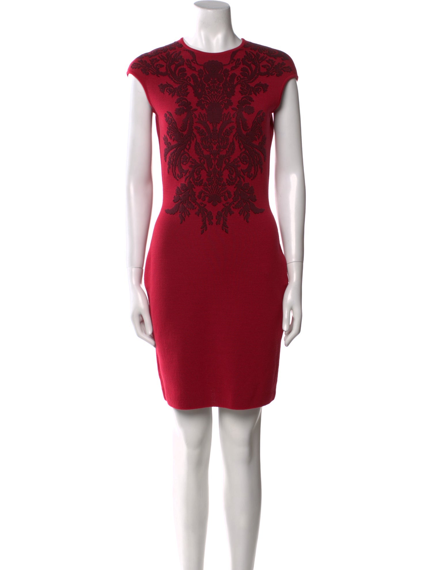 Alexander McQueen Wool Mini Dress