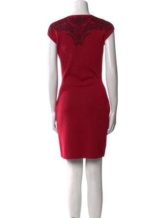 Alexander McQueen Wool Mini Dress