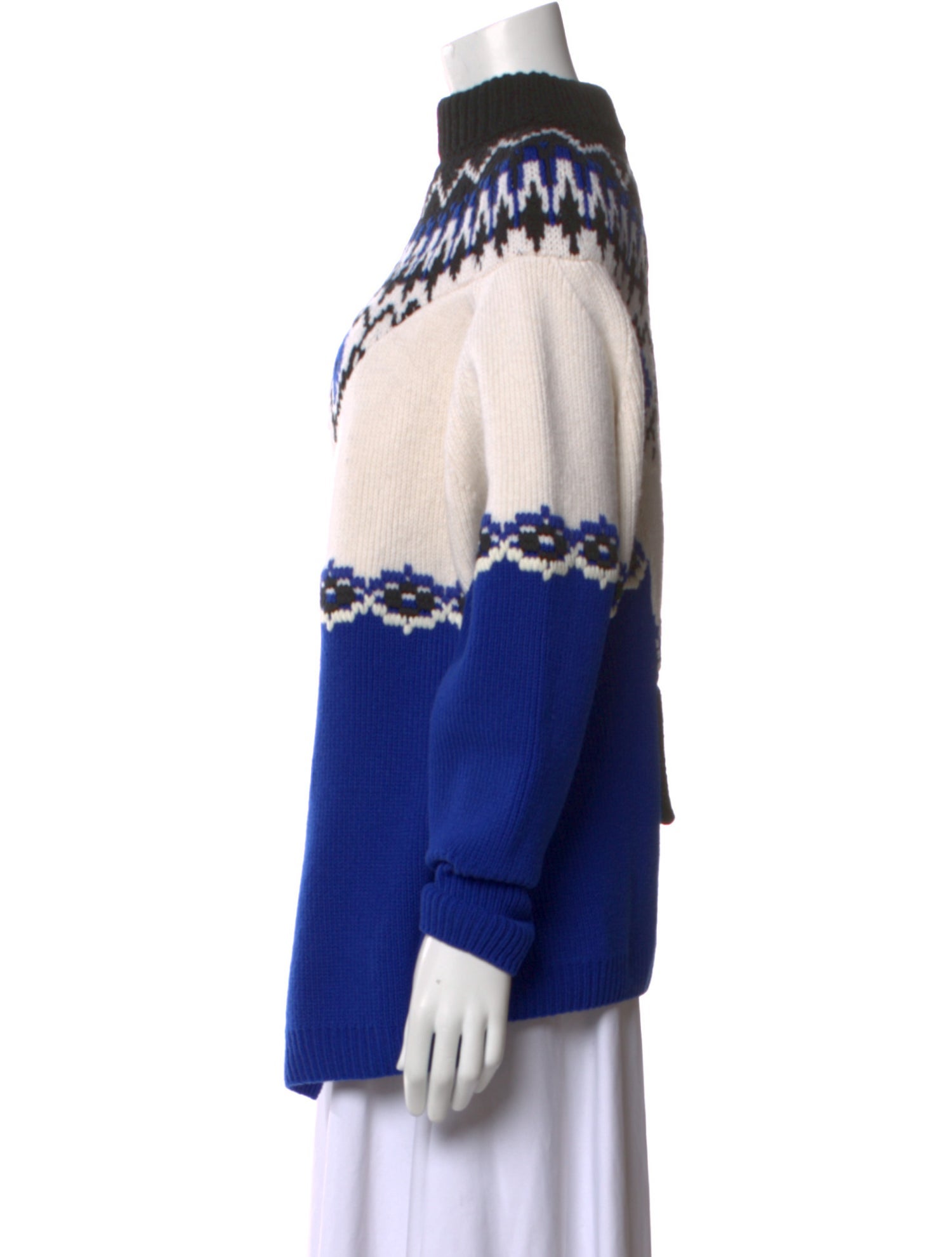 Alexander McQueen Wool Printed Sweater