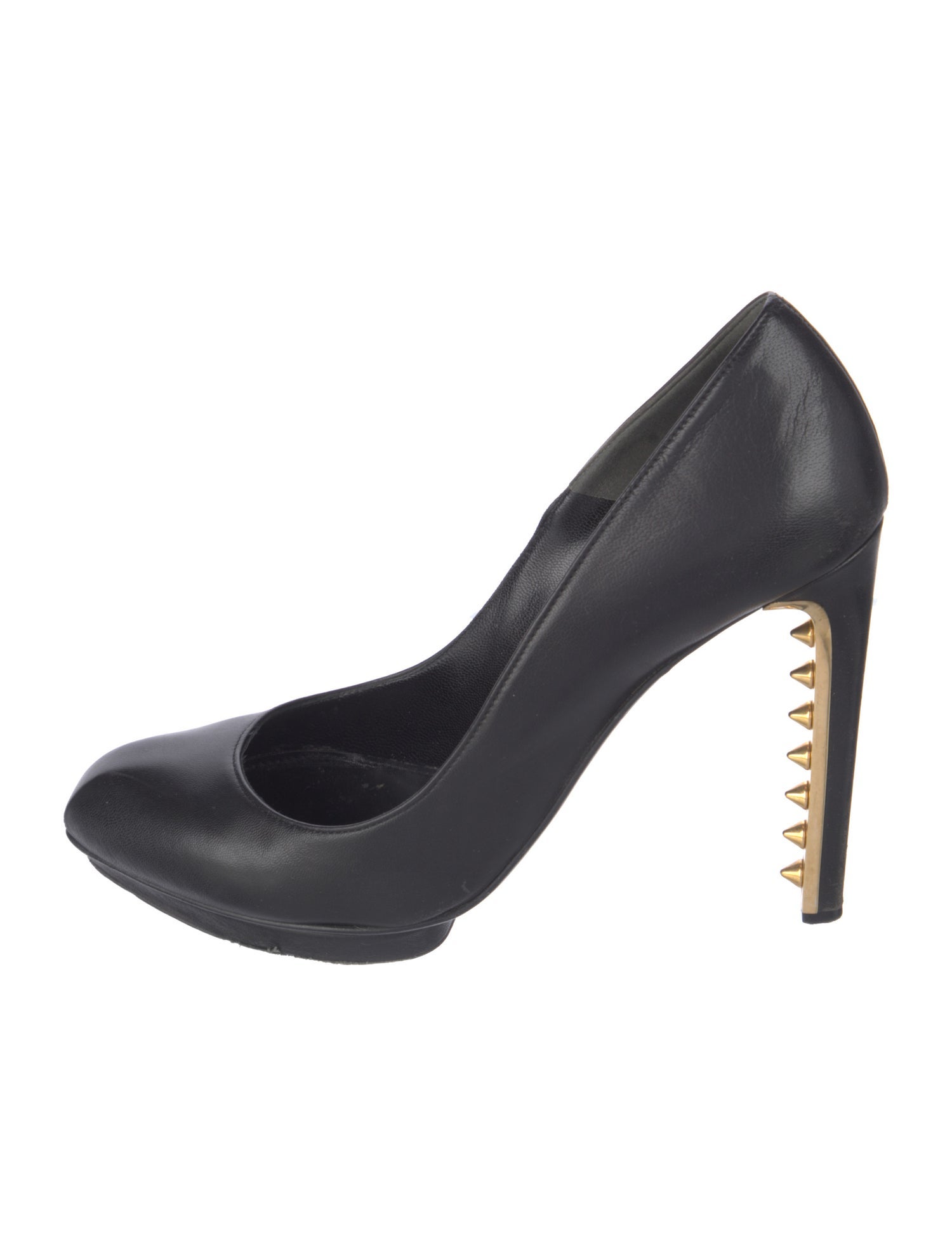 Alexander McQueen Leather Studded Accents Pumps
