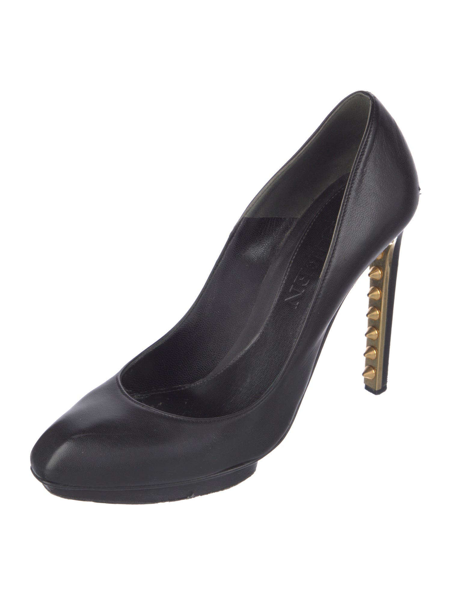 Alexander McQueen Leather Studded Accents Pumps