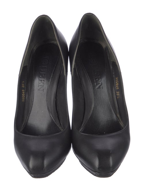 Alexander McQueen Leather Studded Accents Pumps