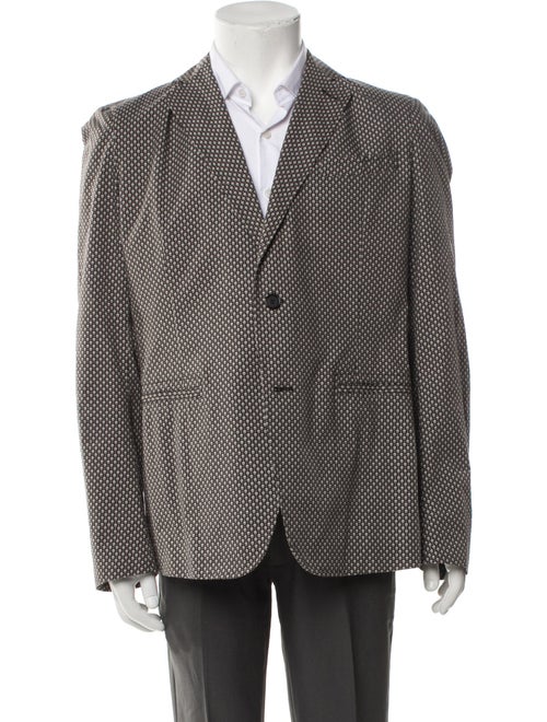 Alexander McQueen Skull Polka Dot Print Blazer