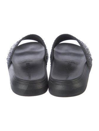 Alexander McQueen Rubber Printed Slides