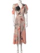 Alexander McQueen Silk Long Dress