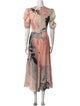 Alexander McQueen Silk Long Dress