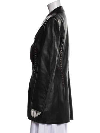 Alexander McQueen 2020 Leather Blazer
