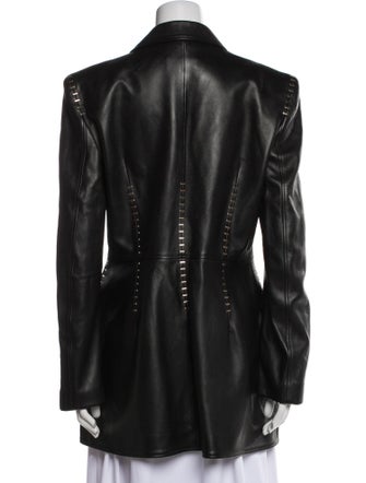 Alexander McQueen 2020 Leather Blazer