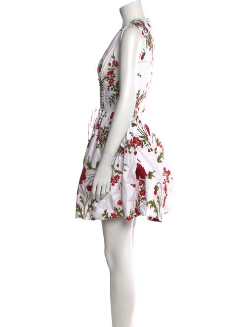 Alexander McQueen Floral Print Mini Dress