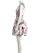 Alexander McQueen Floral Print Mini Dress