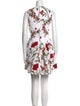 Alexander McQueen Floral Print Mini Dress